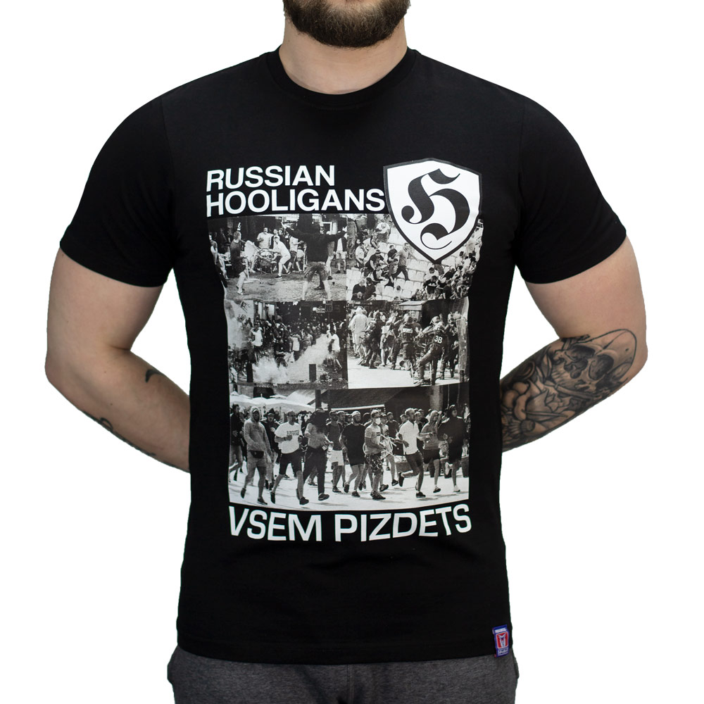 Футболка Russian Hooligans / Одежда от самарского бренда Дух Провинции